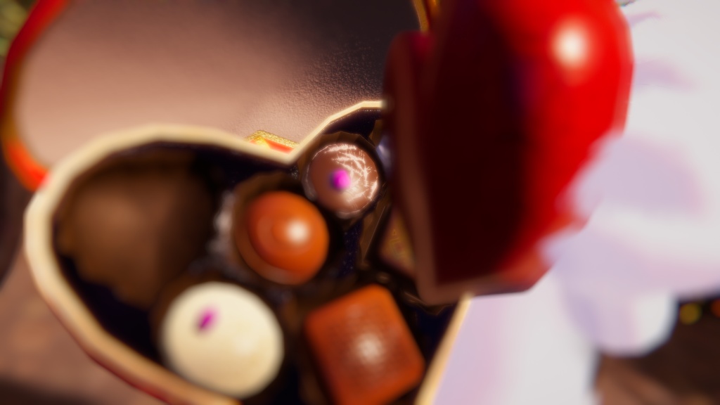 【MA対応】掴んで、食べる チョコレートボックス【おみくじ機能つき】