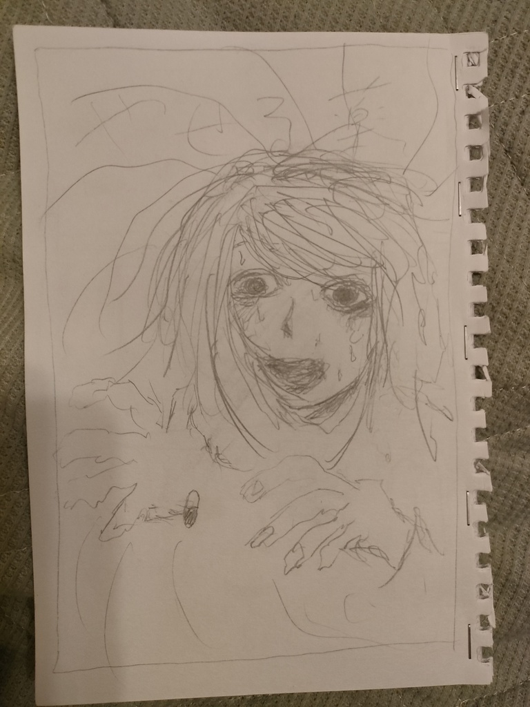 痩せる薬の下描き(26ページ)