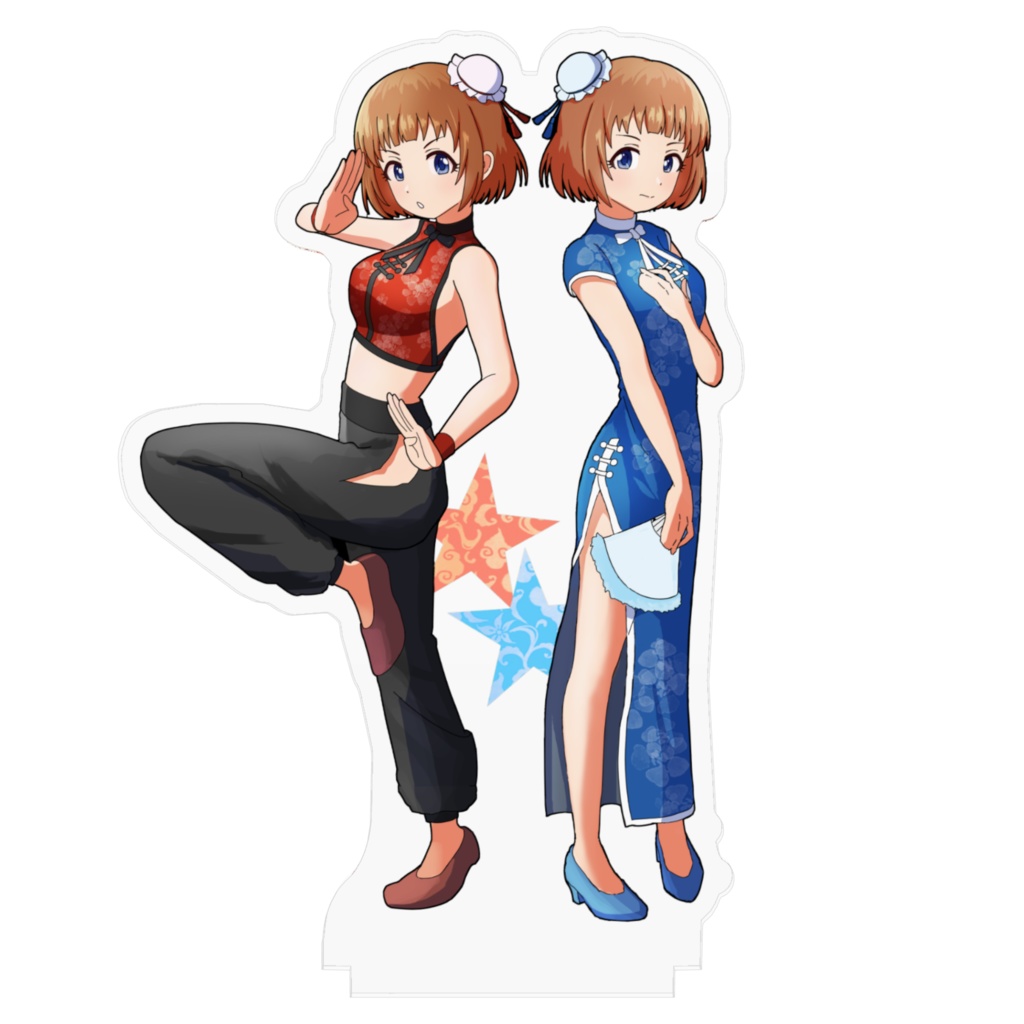 赤青中華工藤忍アクスタ 100mm