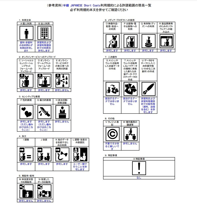 VRoid 半纏”はんてん” JAPANESE Short Coats
