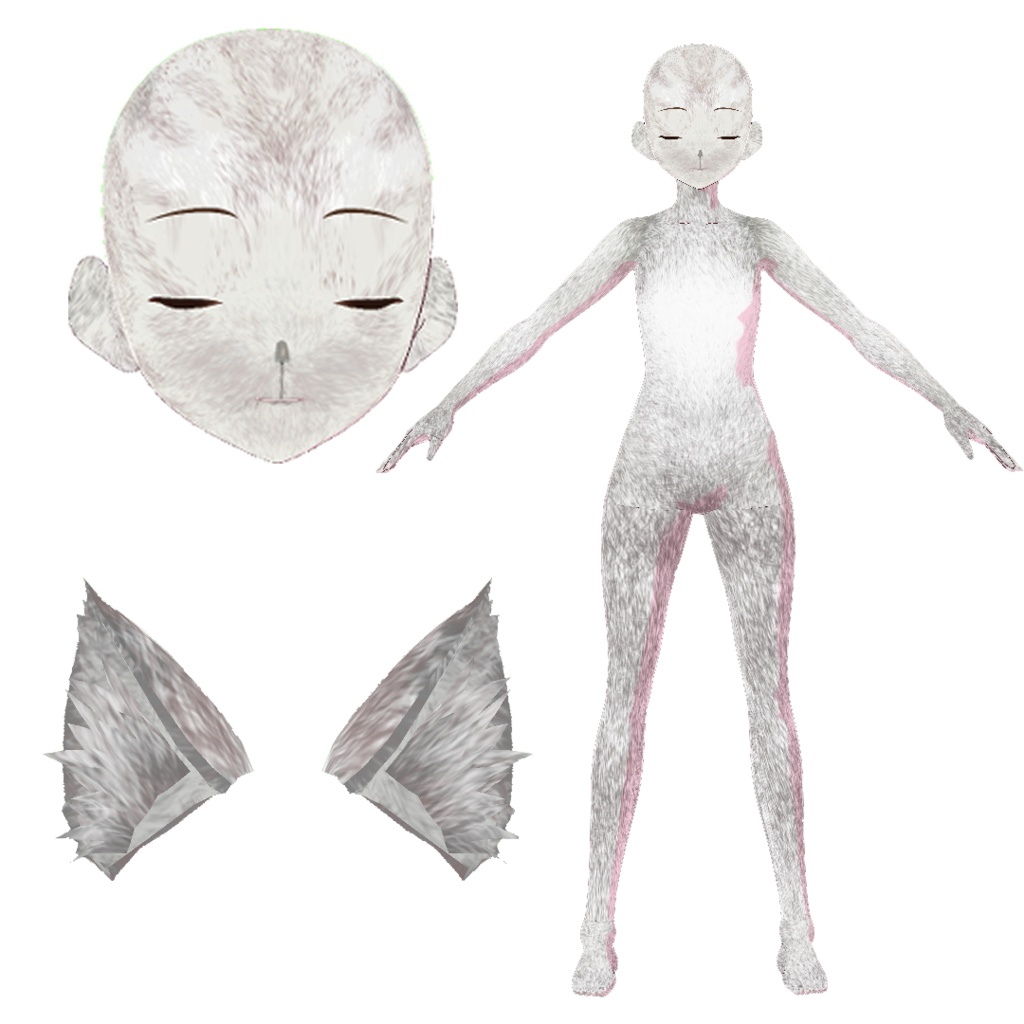 VRoid 猫化テクスチャ
