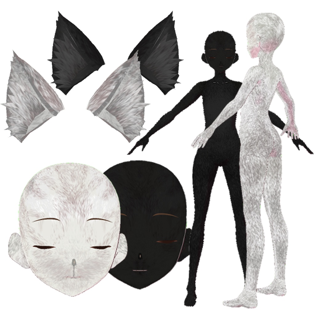 VRoid 猫化テクスチャ