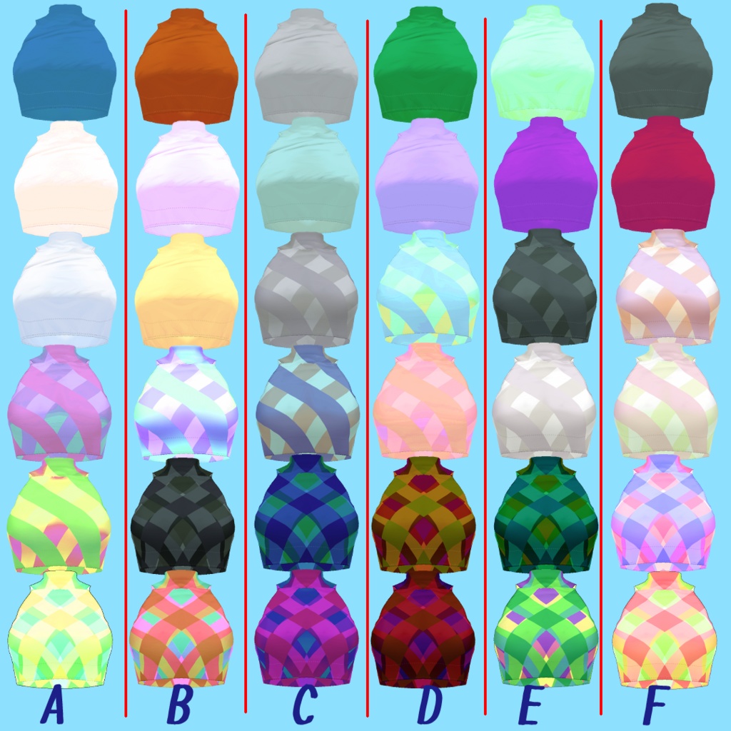 VRoid 女性向けスイムウェア2022 テクスチャセット