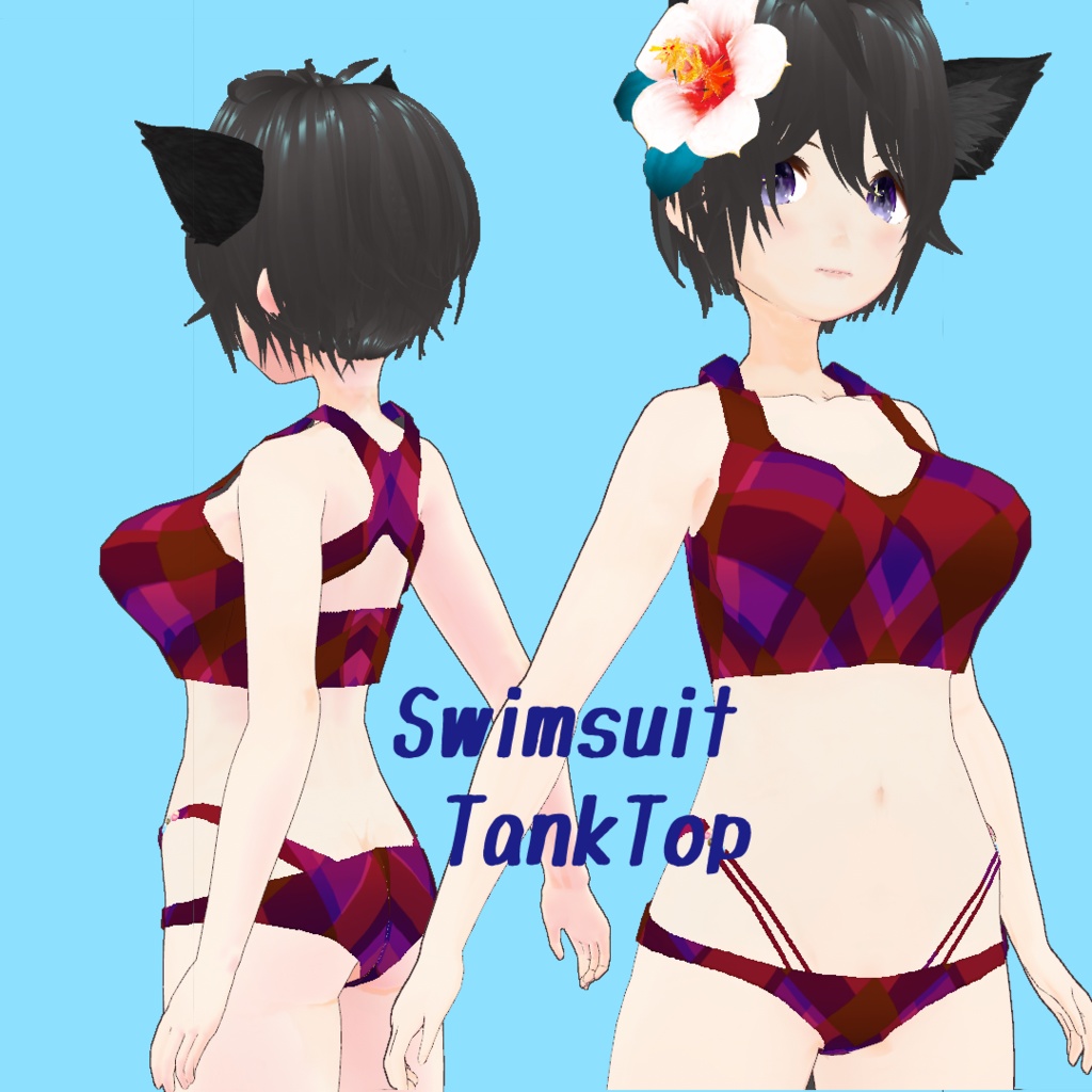 VRoid 女性向けスイムウェア2022 テクスチャセット