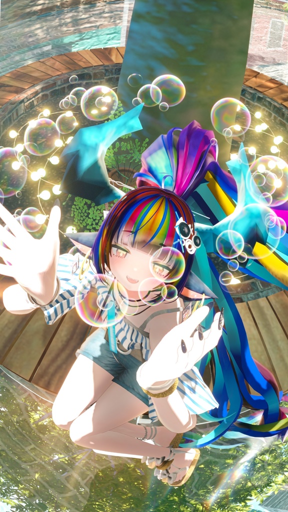 しゃぼん玉ヘイロー / Bubble Halo【VRChat】