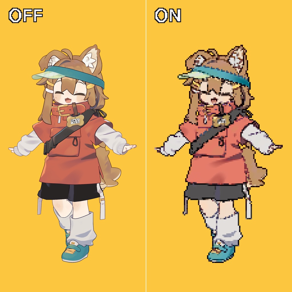【無料版あり!】Pixel Mode|アバターをドット絵にするギミック【VRChat】