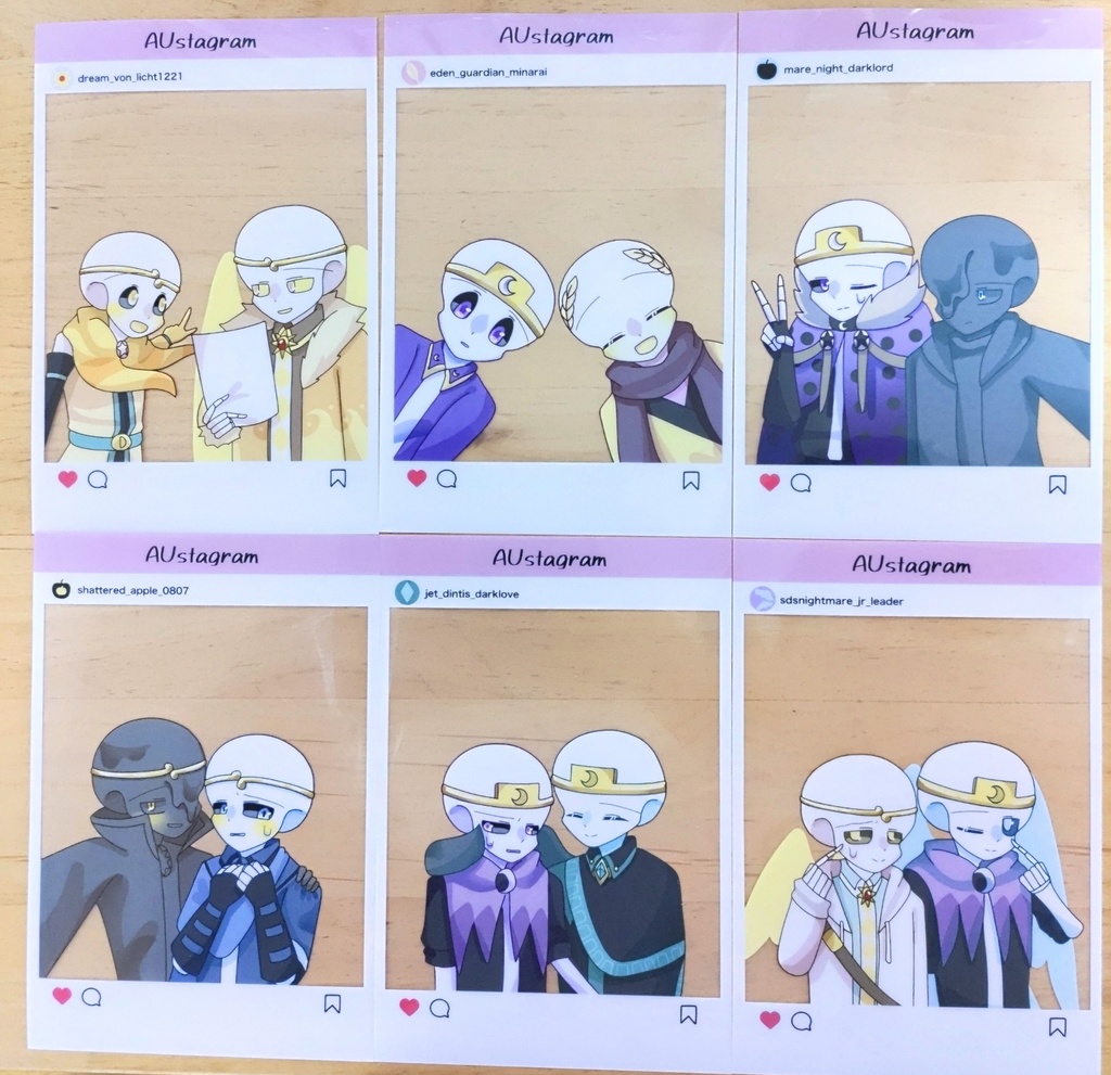 Dreamtale派生クリアポストカードセット