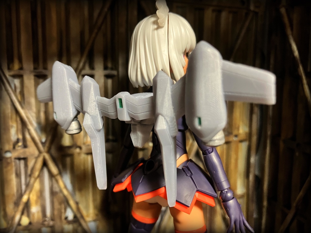 【無料】30MS用地球を守れそうなウイングユニット(3Dプリント用stlデータ)
