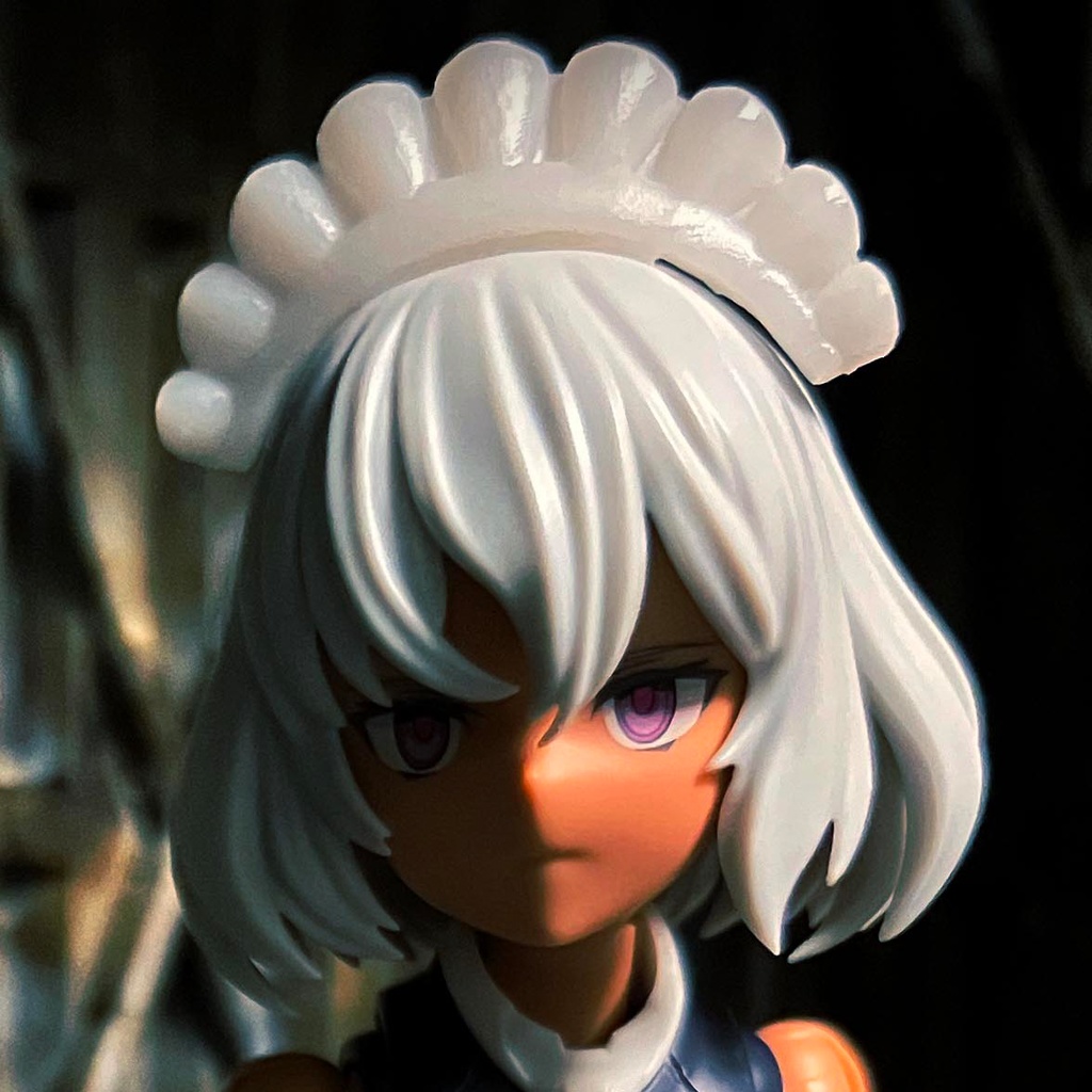 【無料】30MS用メイドカチューシャ(3Dプリント用stlデータ)