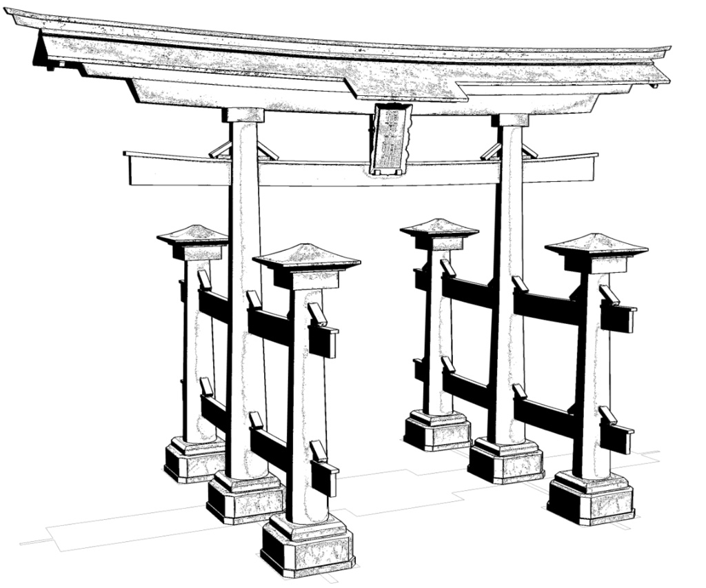 【3Dモデル】大鳥居/Torii