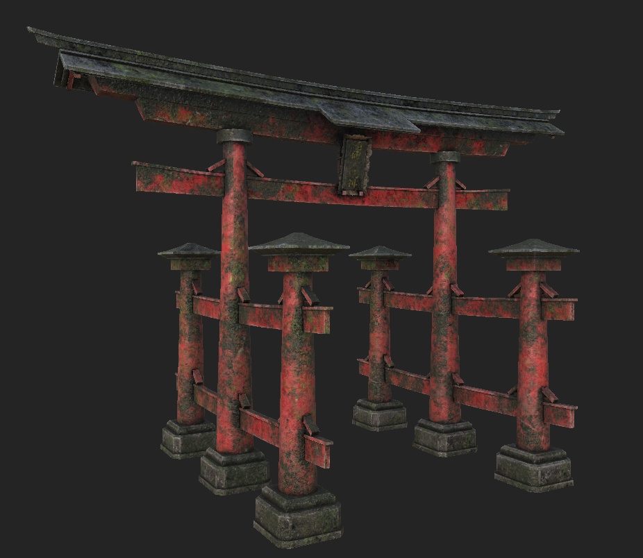 【3Dモデル】大鳥居/Torii