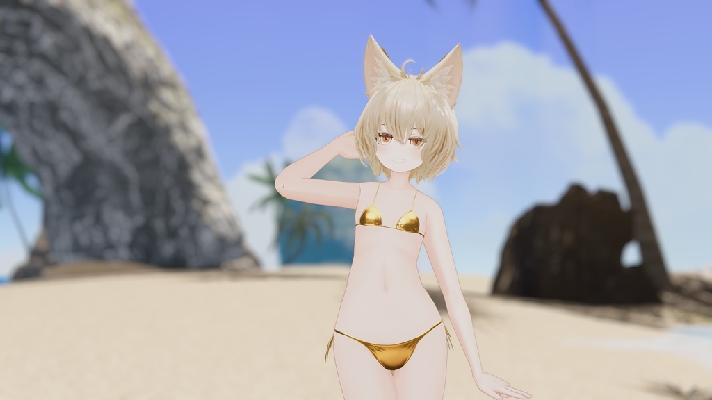 【RadDollV3対応】金ビキニ