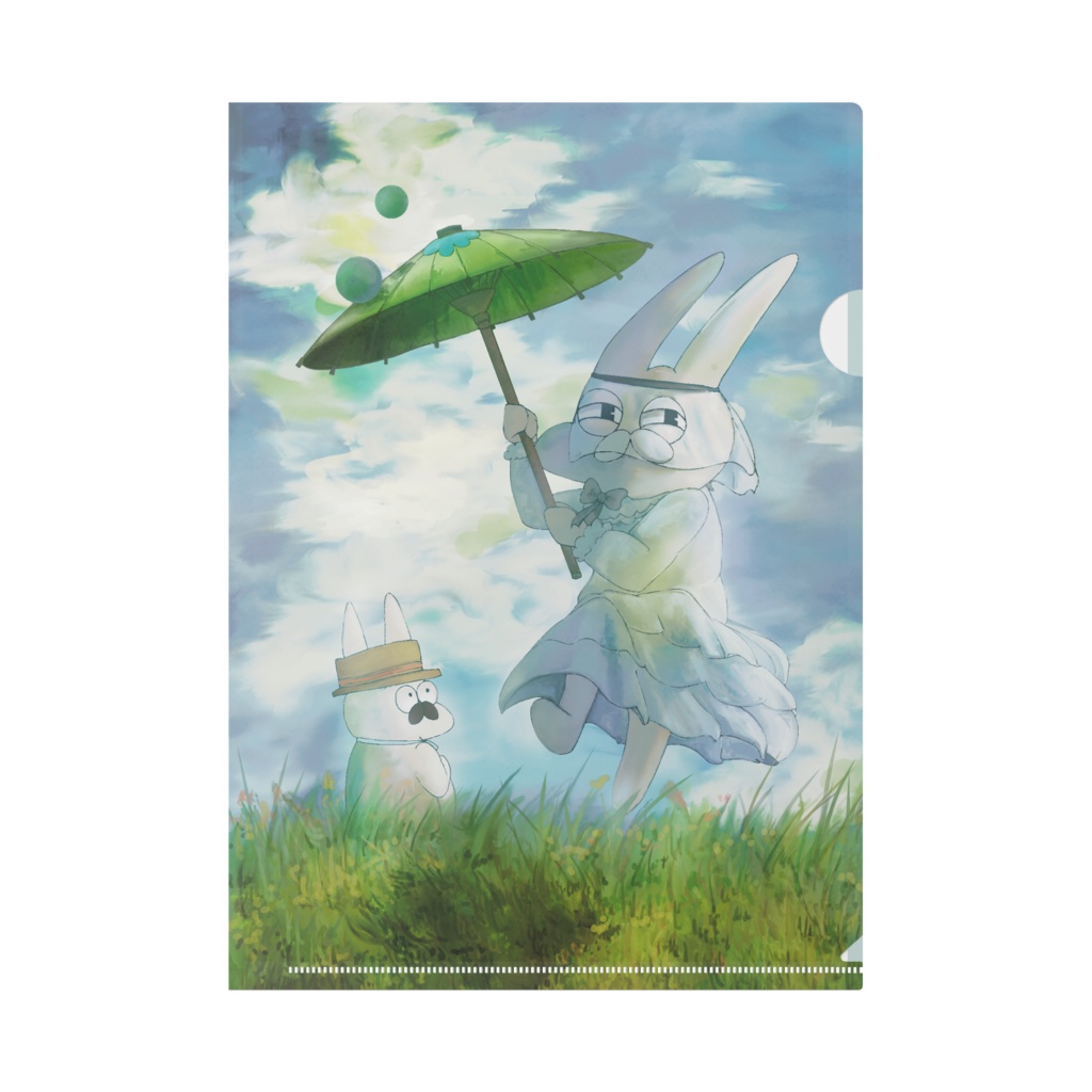 世界迷画劇場『休日、日傘を回す女』クリアファイル