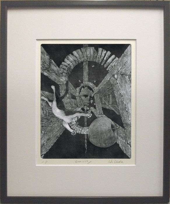 銅版画：　ニュートンの亡霊
