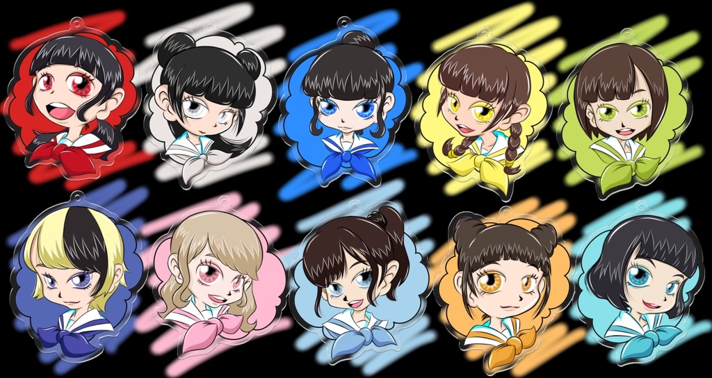 小鳩りあ⭐︎りあぴアクキー