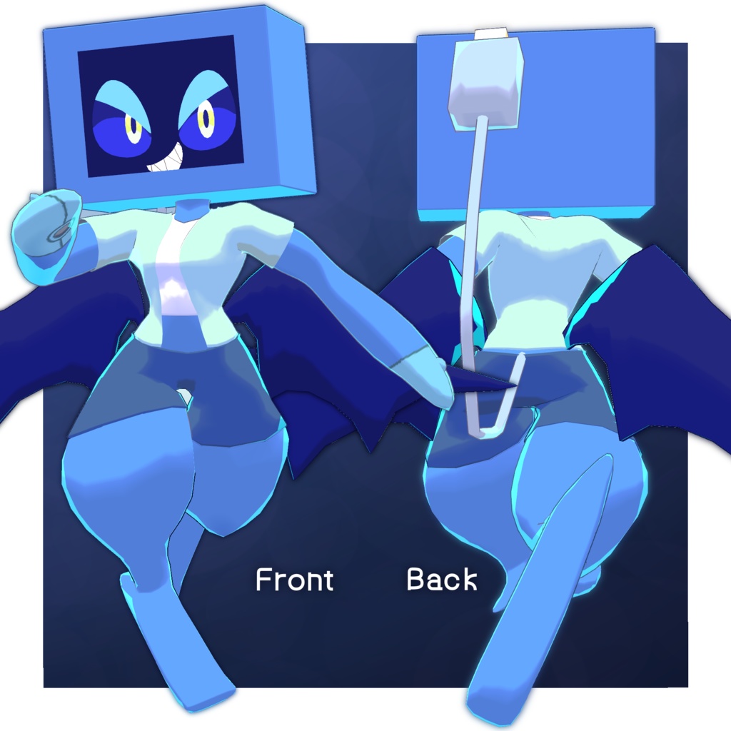 【5体売れるまで半額セール中!】VRChat想定3Dモデル「タブリィ・パラドックス」