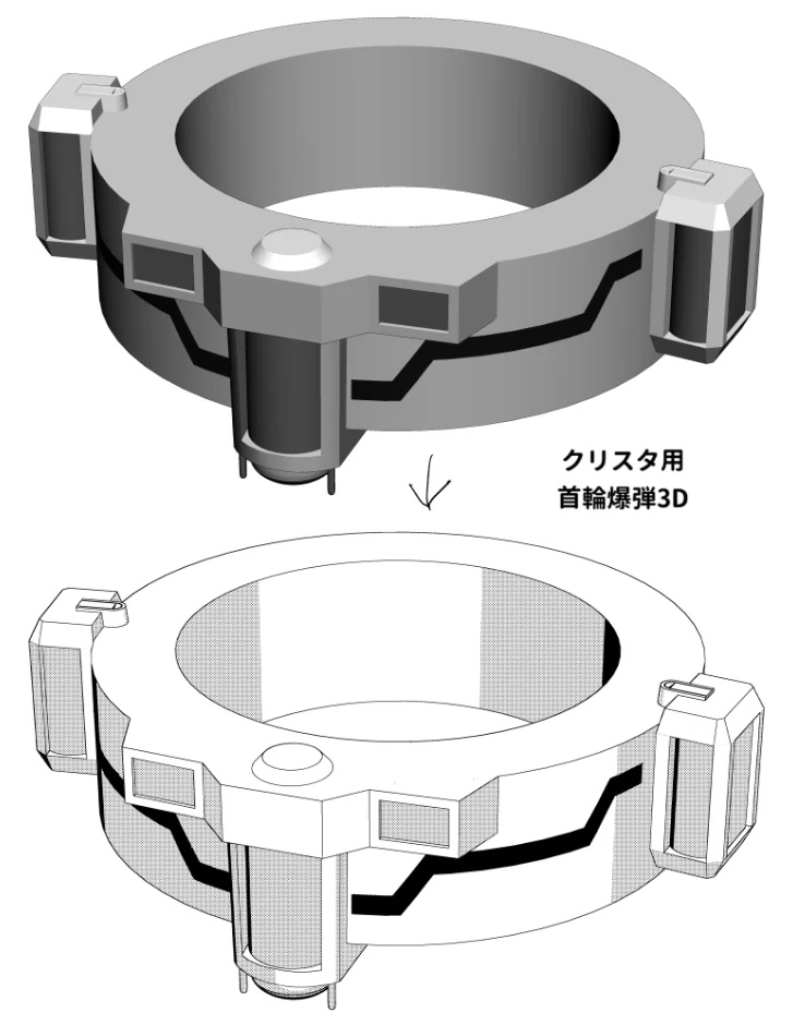 爆発する首輪