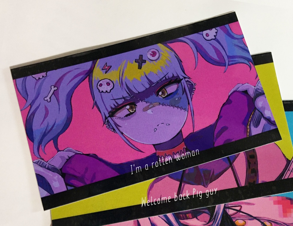 ステッカー：ゾンビガール【送料込】