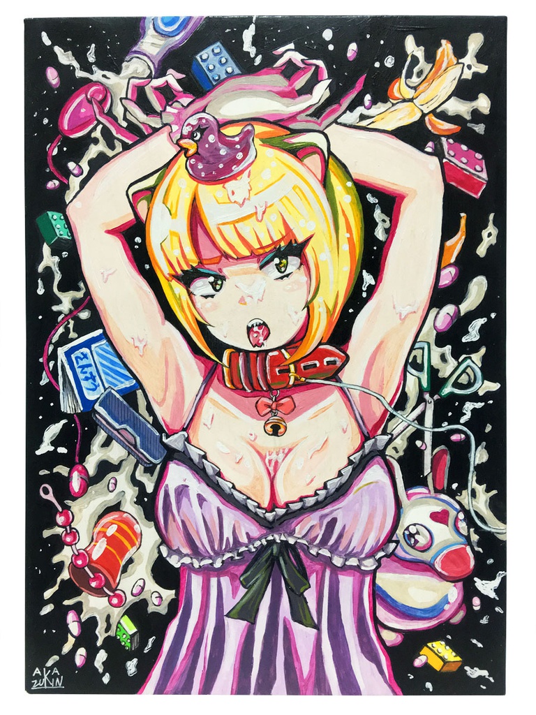 アクリル原画【Toy Cat】【送料込】