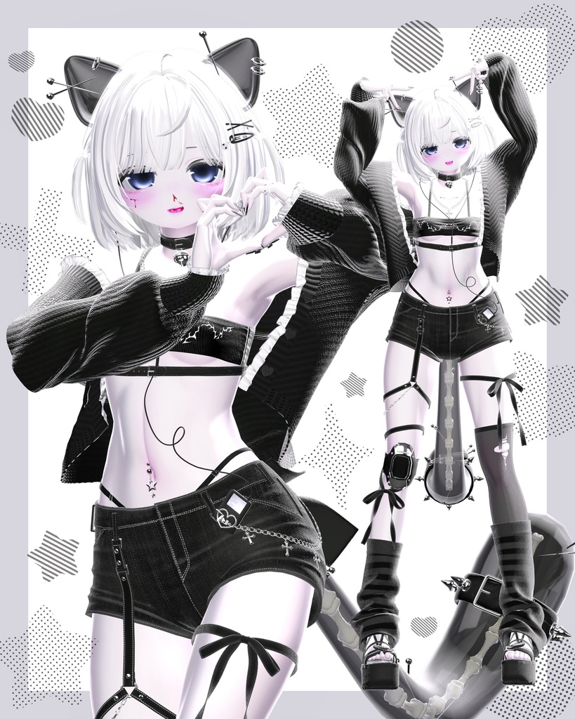 Neko Pose Set
