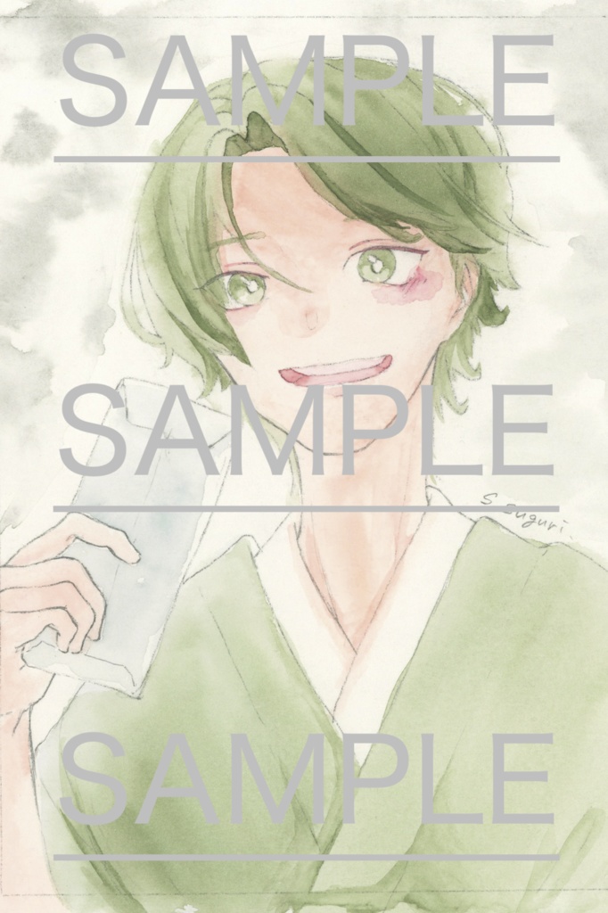 ポストカード「雪解けの挨拶」