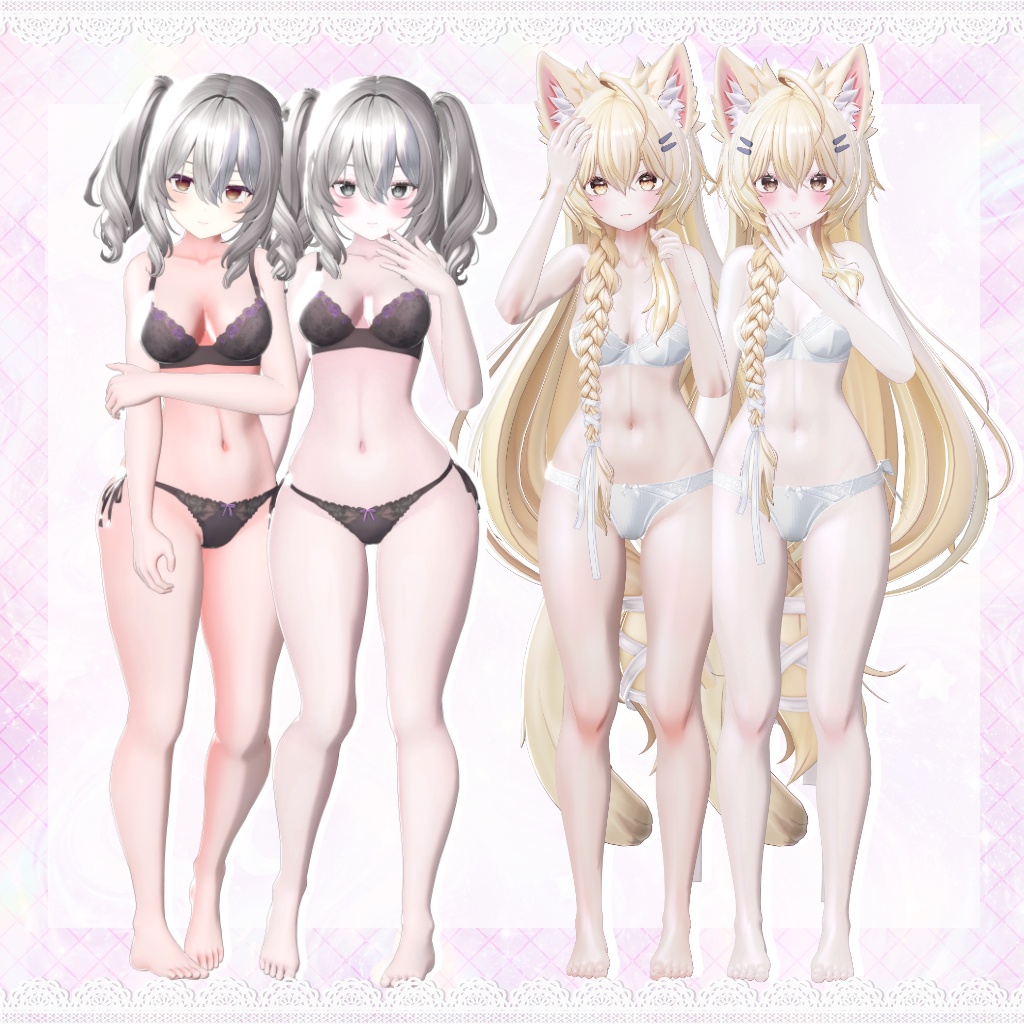 ~7/25 SALE!! 【4アバター対応】 ☁︎ ˚。⋆ Candy Star Makeup ˊ- ⋆。