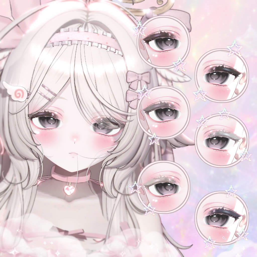 ~7/25 SALE!! 【4アバター対応】 ☁︎ ˚。⋆ Candy Star Makeup ˊ- ⋆。