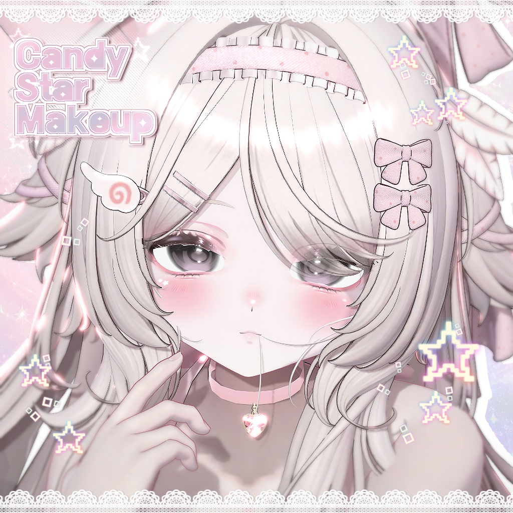 ~7/25 SALE!! 【4アバター対応】 ☁︎ ˚。⋆ Candy Star Makeup ˊ- ⋆。