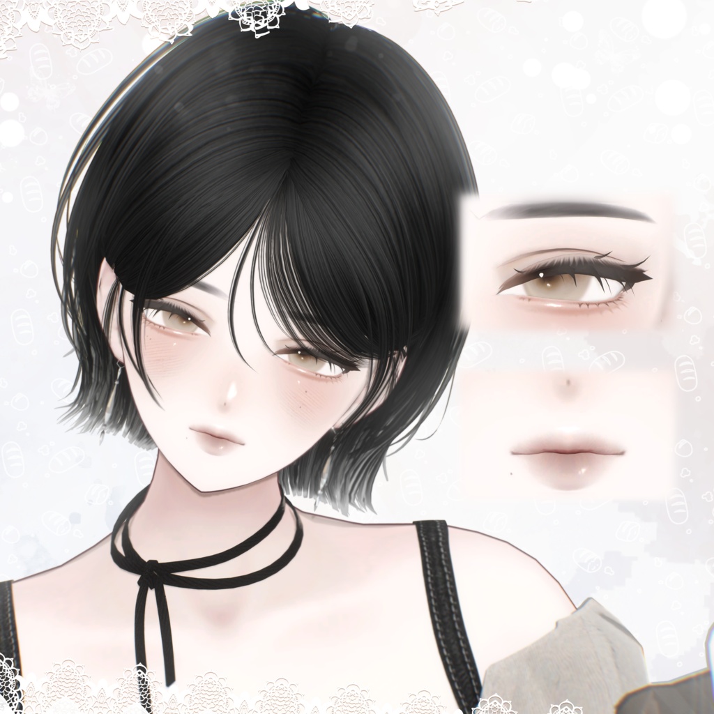【4アバター対応】 Soft Toasty 🍞 Makeup / Mybunnie × Chic Blanc