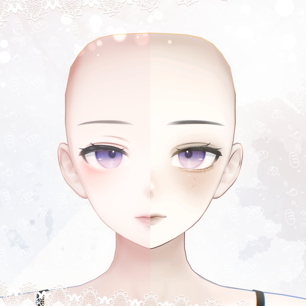 【4アバター対応】 Soft Toasty 🍞 Makeup / Mybunnie × Chic Blanc