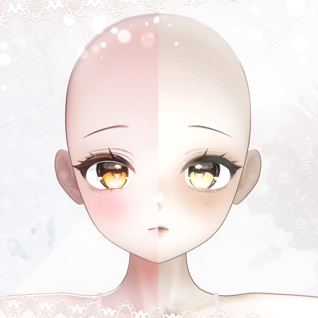 【4アバター対応】 Soft Toasty 🍞 Makeup / Mybunnie × Chic Blanc