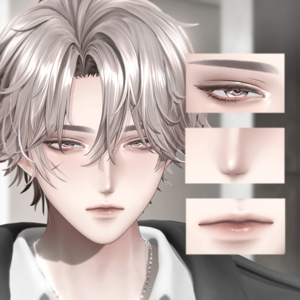【Yuri/ 悠莉】 ✦ Sepia Dusk Makeup & Face Blendshape ✦