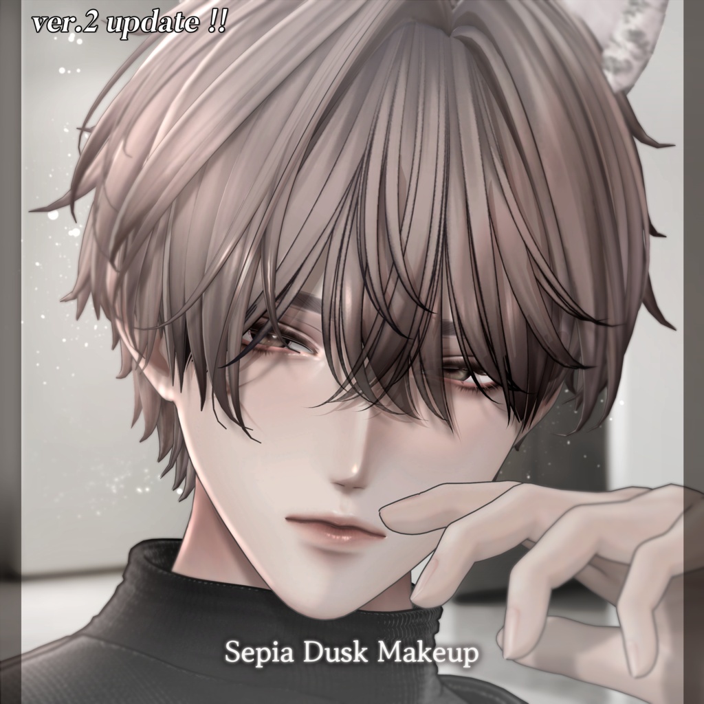 【Yuri/ 悠莉】 ✦ Sepia Dusk Makeup & Face Blendshape ✦