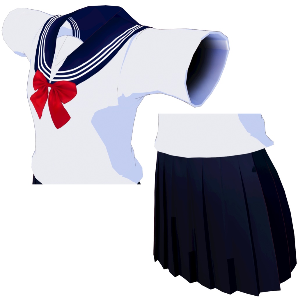 【Cluster対応 3Dモデル】鈴 - Suzu -