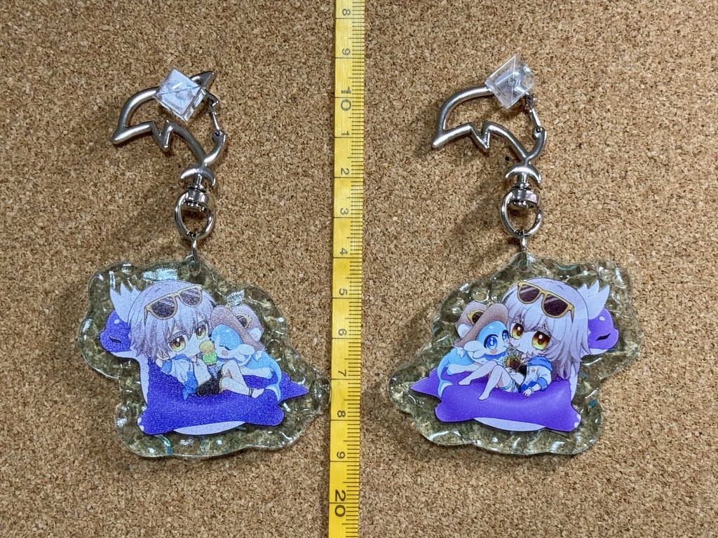 ポポンとバカンスアクキー