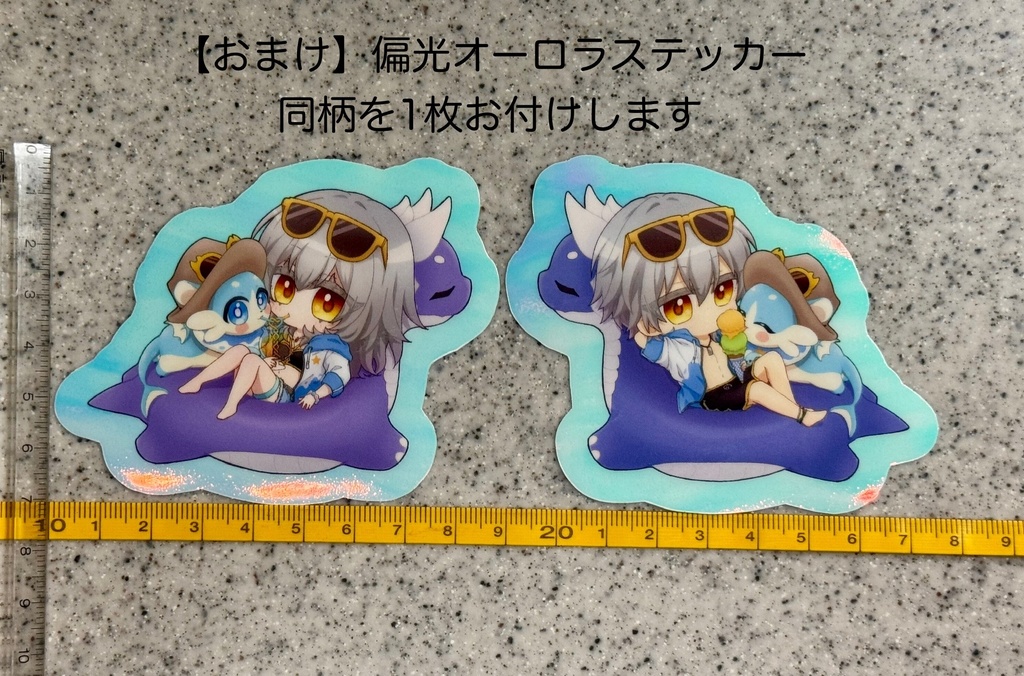 ポポンとバカンスアクキー