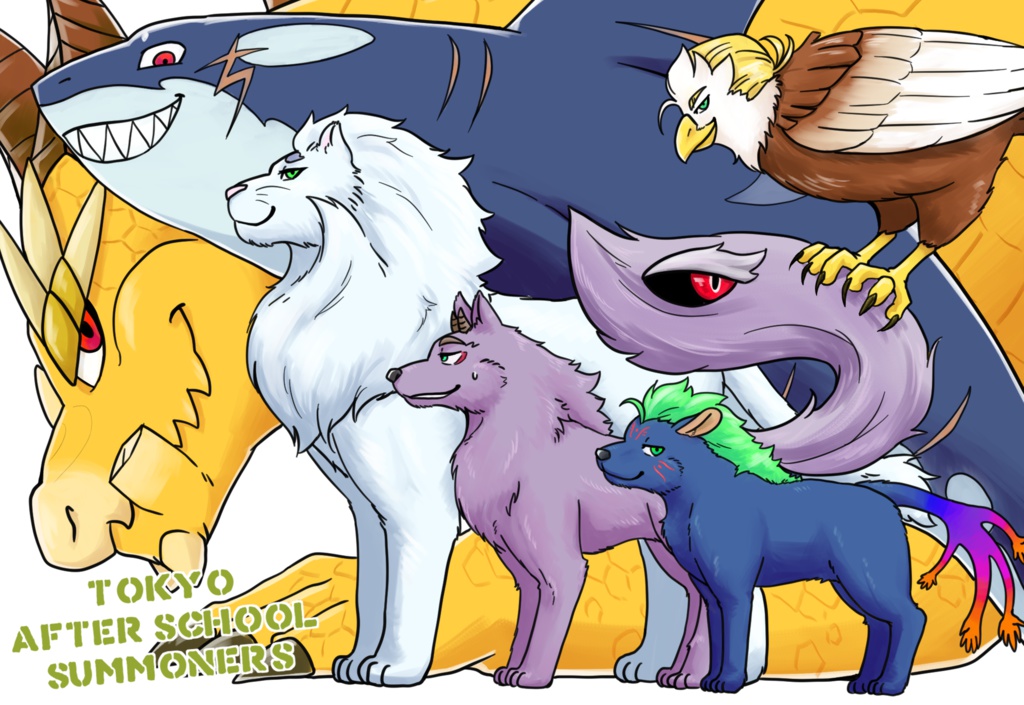 【放サモ】転光生動物化ポストカード