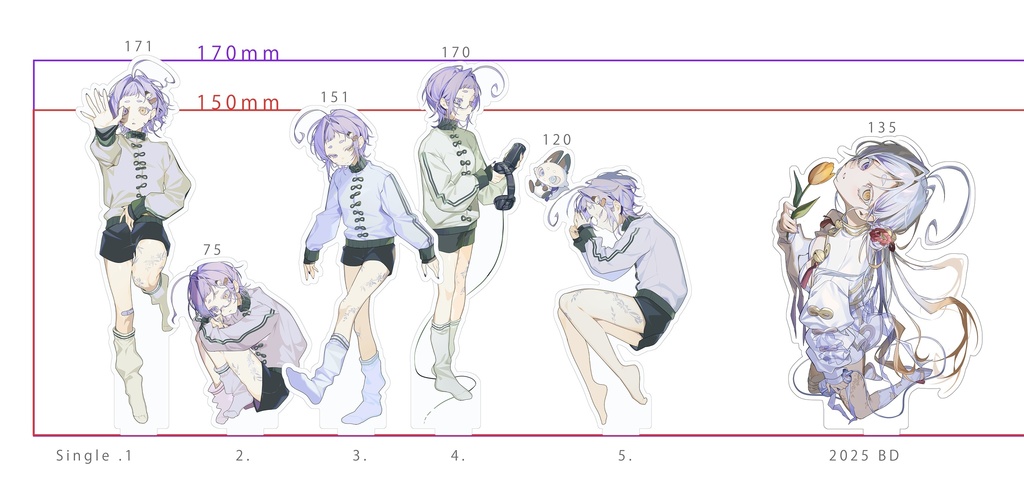 【1st single記念グッズ】(ランダム直筆サイン)