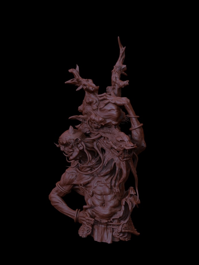 【夜叉屠龍】STL file for 3D printing