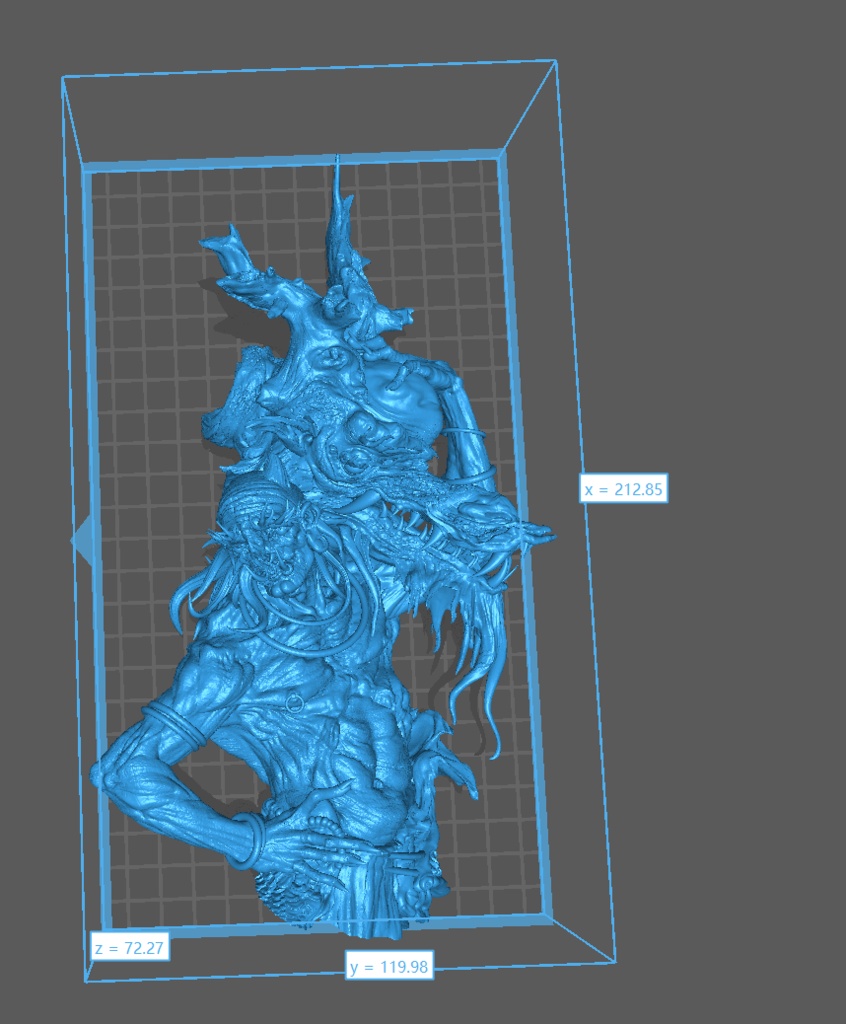 【夜叉屠龍】STL file for 3D printing