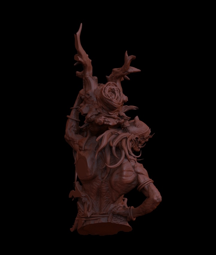 【夜叉屠龍】STL file for 3D printing