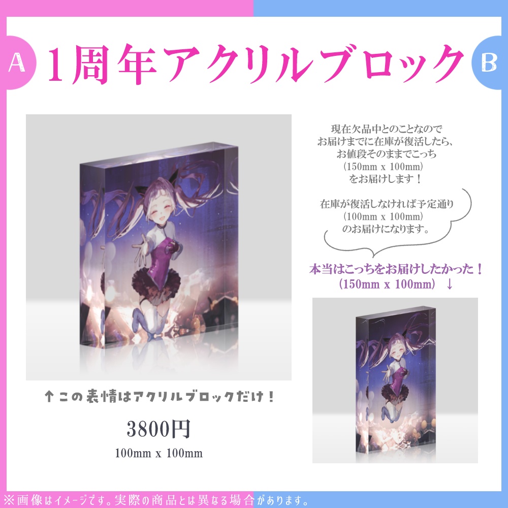 【受注生産】〈セット・単品販売〉薄荷あをい 1周年&誕生日記念グッズ