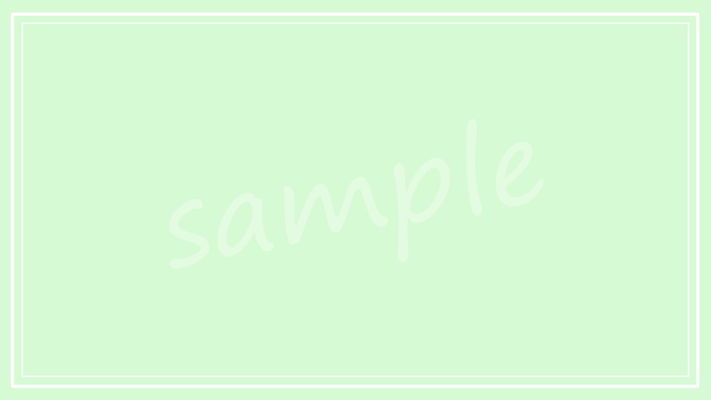 【無料】パステルカラー×白フレームのシンプル背景素材 5色セット