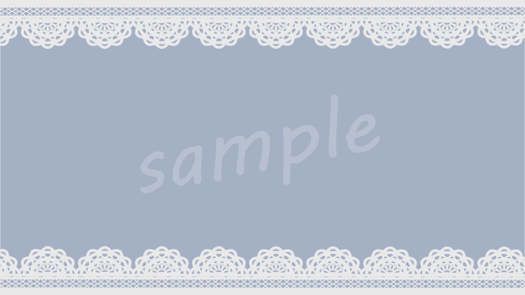 上品な白レースの背景素材 5色セット