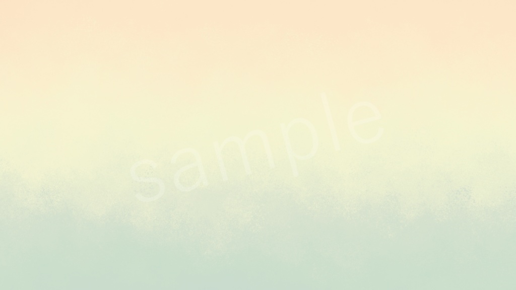 淡い色合いのグラデーション背景素材 5色セット