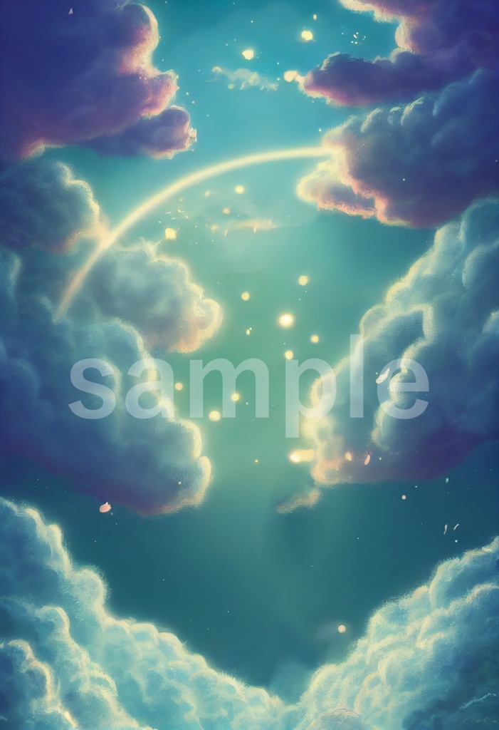 空と雲をイメージした背景素材 11枚セット