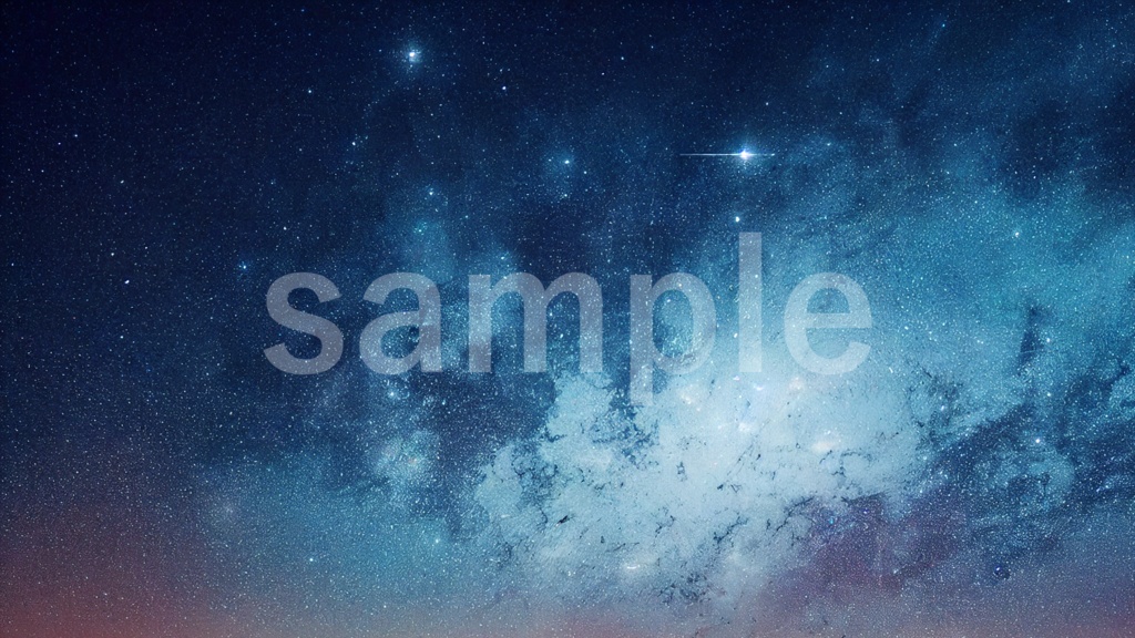 宇宙のイラスト背景素材 5枚セット