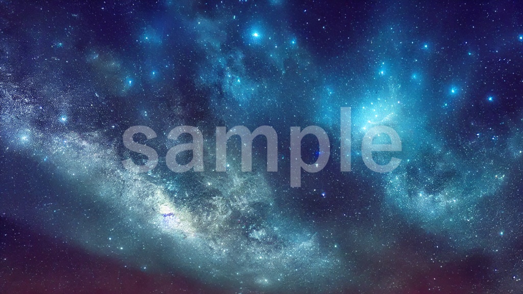 宇宙のイラスト背景素材 5枚セット