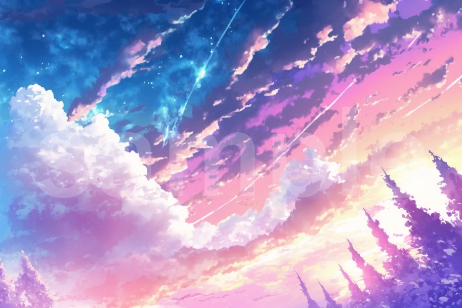 小説や同人誌の表紙等に使えるイラスト背景素材①~⑮ 15枚セット