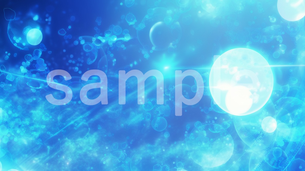 青の電子空間みたいなイラスト背景素材 7枚セット